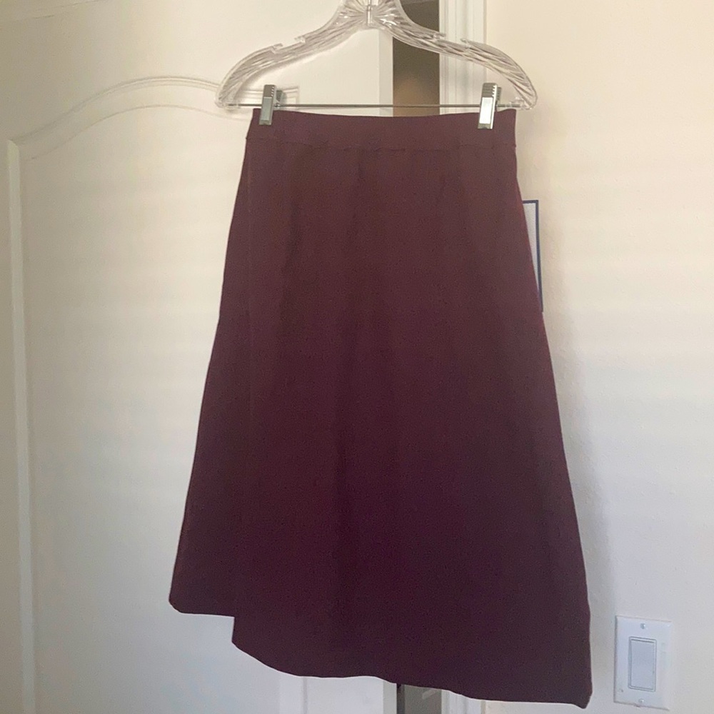 Bend Over Purple Skirt with a Elastic Waistband.